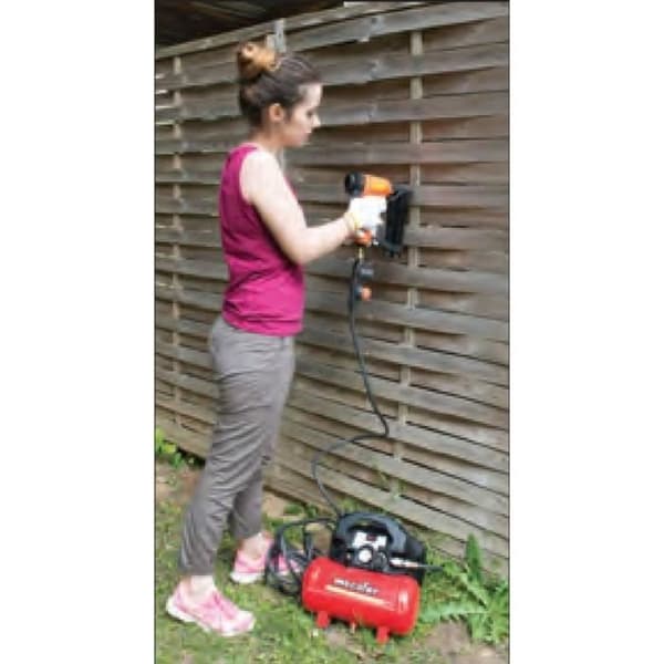 MECAFER NEW VENTO luftkompressor 6 L 1,5 CV 8 bar - Med 3 tillbehör