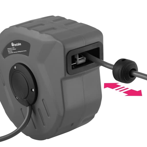 Trykluftslange med tromle - 10 m