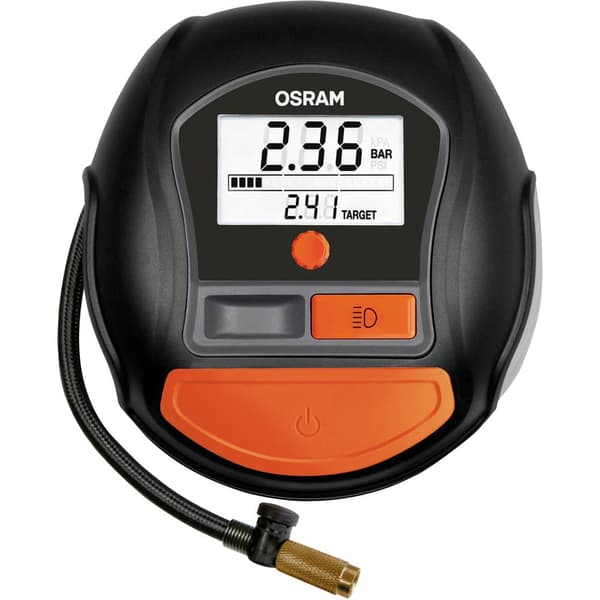 OSRAM OTI1000 Kompressor Digital display, Överbelastningsskydd, med arbetslampa, Kabelfack/-inspelning