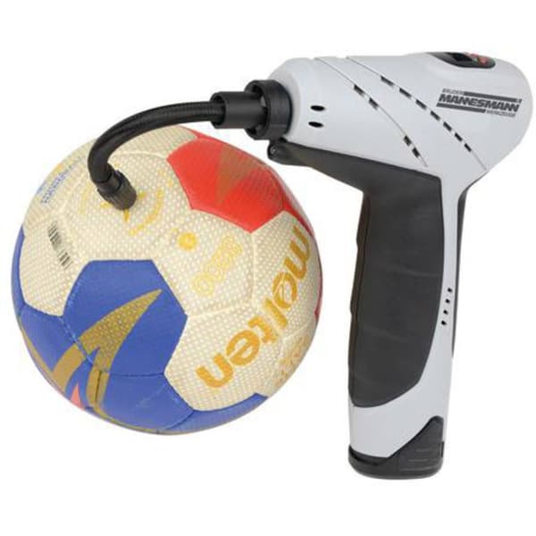 Brüder Mannesmann M17200 Volympump 8 bar med arbetslampa, 12V/230V laddare