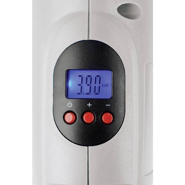 Brüder Mannesmann M17200 Volympump 8 bar med arbetslampa, 12V/230V laddare