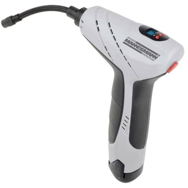 Brüder Mannesmann M17200 Volympump 8 bar med arbetslampa, 12V/230V laddare