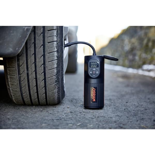 OSRAM OTIR2000 Kompressor TYREinflate 2000 8.3 bar Bevaringslåda/-väska, Digital display, med arbetslampa
