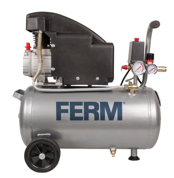 FERM CRM1045 Kompressor 1100W – 24L – 8bar - DIY