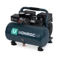 Miniatyrbillede 1 af 3: VONROC PRO Kompressor - 750W | 8 BAR | Støjsvag - 57,5dB | Oliefri - 6 Liter - Grå
