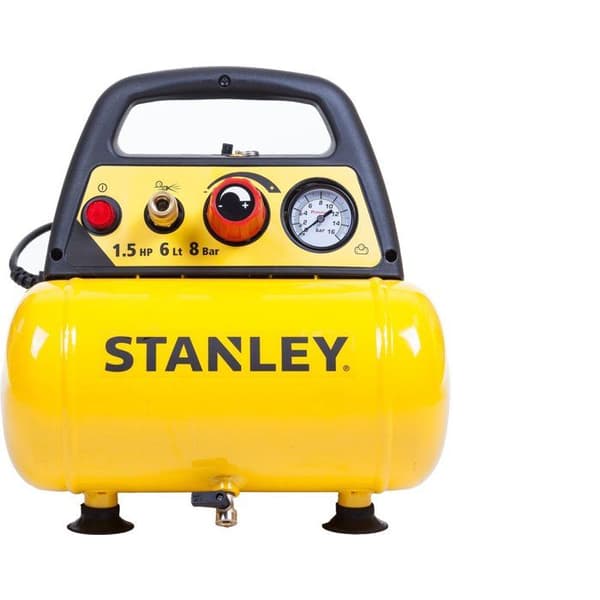 STANLEY elektrisk luftkompressor - DN200.8-6 - 6L 8 bar 1,5HP