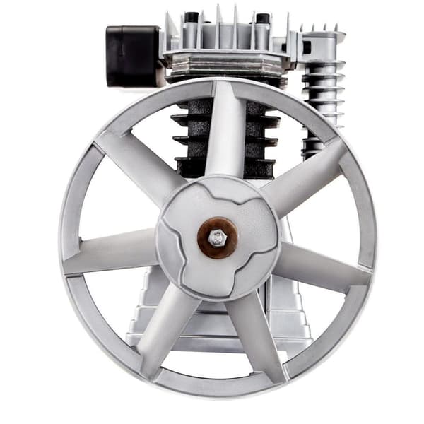 2,2KW 375 L/MIN 159,5 psi Dubbelcylindrig luftkompressorhuvud, remskiva design