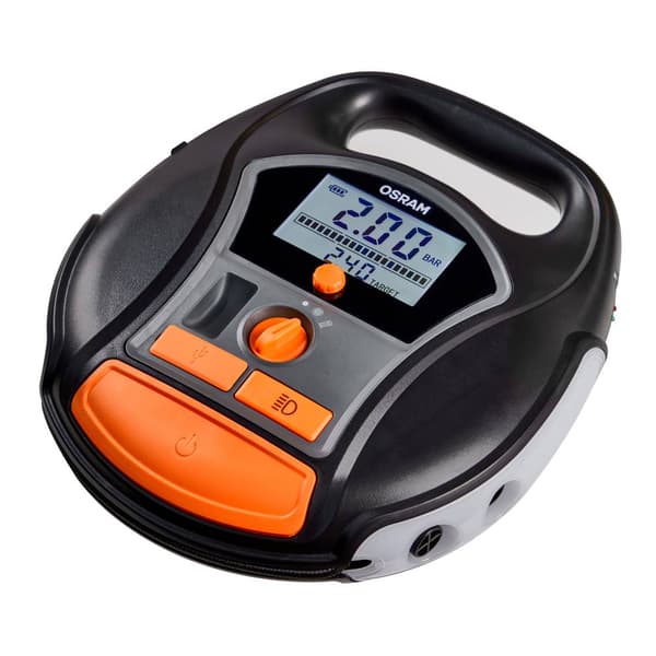 OSRAM OTIR6000 Kompressor TYREinflate 6000 5.5 bar Automatisk avstängning, Digital display, med arbetslampa, med Powerb