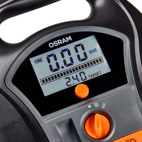 OSRAM OTIR6000 Kompressor TYREinflate 6000 5.5 bar Automatisk avstängning, Digital display, med arbetslampa, med Powerb