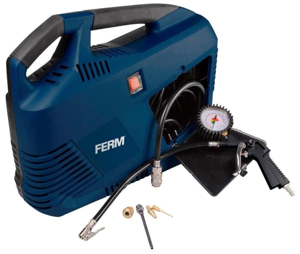 FERM CRM1049 Kompressor – 1100W – 8bar - DIY