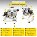 Miniatyrbild 9 av 10: 550W 8 bar 110 L/min 9L luftkompressor med oljefri pump, kraftfull kopparmotor, professionell säkerhetsdesign, lågt ljud, portabel, bred applikation