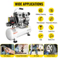 Miniatyrbild 2 av 10: 550W 8 bar 110 L/min 9L luftkompressor med oljefri pump, kraftfull kopparmotor, professionell säkerhetsdesign, lågt ljud, portabel, bred applikation