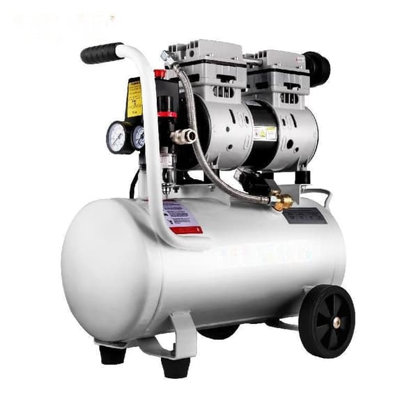 Luftkompressor 25/60L - 750W 1HP, Oljefri, Ultratyst Motor & Underhållsfri