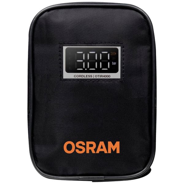 OSRAM OTIR4000 Kompressor TYREinflate 4000 8.3 bar Bevaringslåda/-väska, Automatisk avstängning, med arbetslampa, Digit