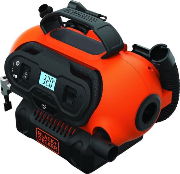 Black & Decker BDCINF18N-QS luftkompressor 160 l/min AC/cigarr tändare