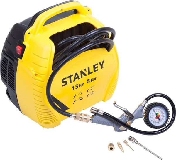 Oljefri kompressor AIR KIT OL 1,1KW 8 BAR STANLEY