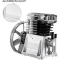 Miniatyrbild 4 av 4: VEVOR Pump Luftkompressorhuvud 375L 3KW Kolvtyp Dubbelcylindrig pumphuvud 1300rpm 1 Steg 11 Bar Byggd[13380]