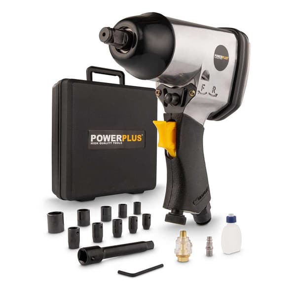 Powerplus Pneumatisk Slagnøgle Powair0010 114l/min 310nm Søvfarvet
