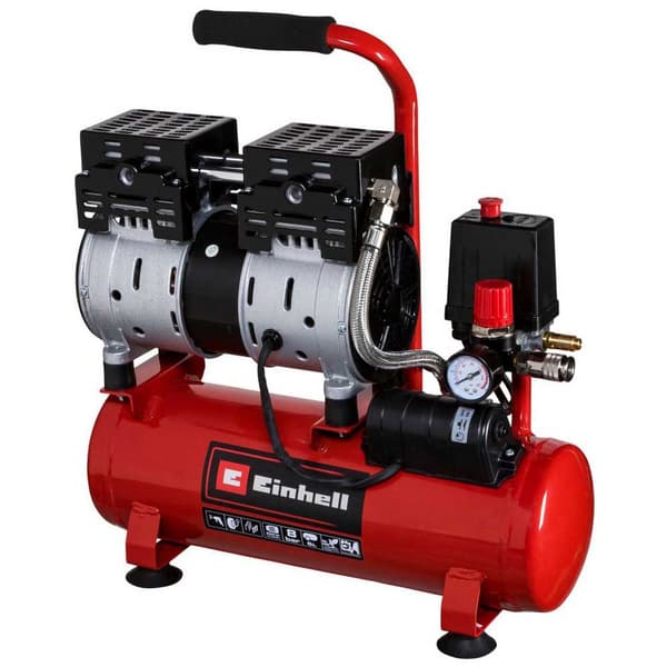 Einhell Enfaset Luftkompressor Te-ac 6 Silent 8 Bar Rød One Size / EU Plug