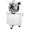 Miniatyrbild 8 av 8: 850W/1.1HK 8 bar 110L/min 40L ultratyst oljefri luftkompressor, för garage, verkstad, klinik, hemreparation, lätt att bära/transportera