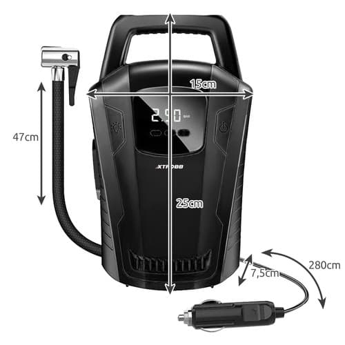 12v Kompressor för Bil / Luftkompressor - 150 psi - Luftpump