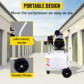 Miniatyrbild 7 av 8: 25L 1HP/750W 165L/min 5.9 CFM 8 bar mångsidig oljefri luftkompressor, portabel design, hög effektivitet, lågt ljud, säker att använda