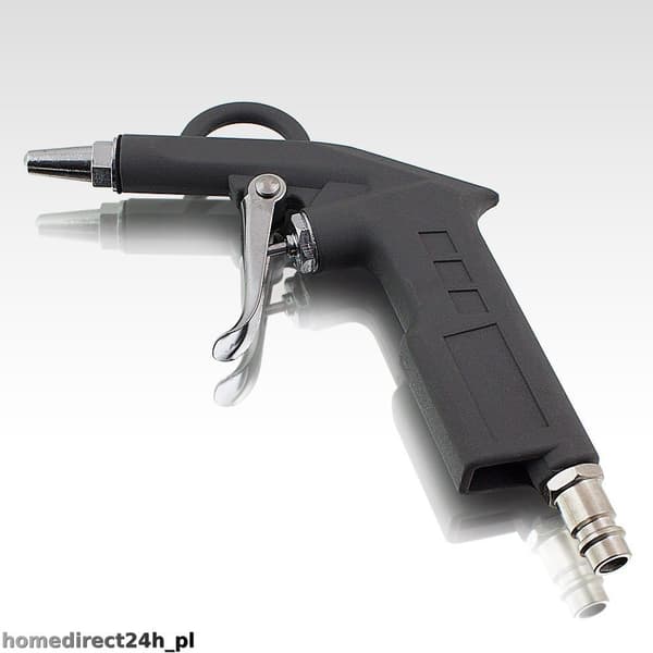 Pneumatisk sæt, blæsepistol, trykmåler, 3 stk