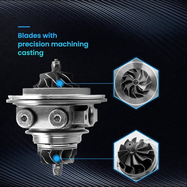 Turbo CHRA -kasetti, yhteensopiva Fiat Ducato III:n kanssa, yhteensopiva Peugeot Boxer III:n kanssa