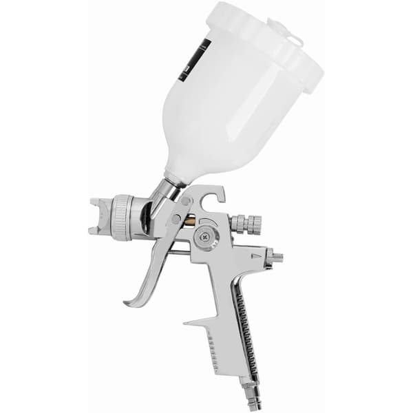 HVLP spraymaalipistooli 3 suutinta 600 ml 3,5-5 bar