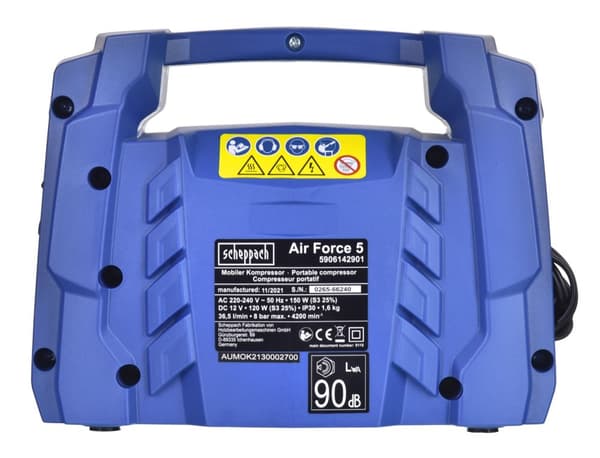 Scheppach AIR-FORCE 5 5906142901 luftkompressor 0,2 W AC