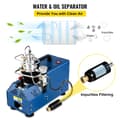 Miniatyrbild 5 av 9: 1800W 4500PSI 2800R/min högtrycks PCP luftkompressor, PCP luftpump, manuellt stopp, vattenkylning, lätt att bära
