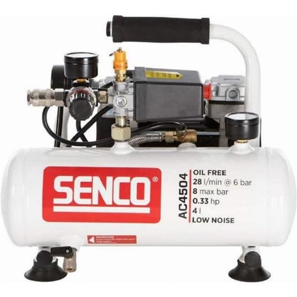AC4504 portabel kompressor med reducerat ljud utan olja 4l - SENCO - AFN0024