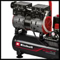 Miniatyrbild 3 av 5: Einhell Tyst Kompressor TE-AC 6 Silent (550 W, Max. 8 bar, Tank 6L, 110 L/m, 57dB, olje- och underhållsfri motor)