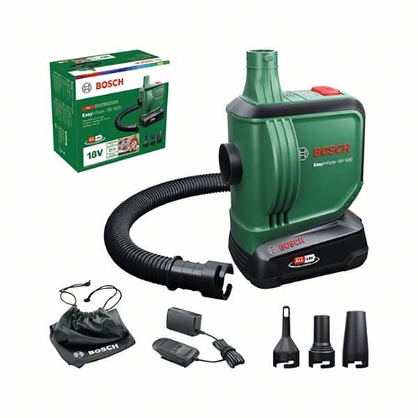 Bosch Professional Ilmakompressori Easyinflate 18v-500 Set Hopeinen One Size / EU Plug