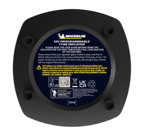 Oppladbar dekkinflatormåler 145 PSI