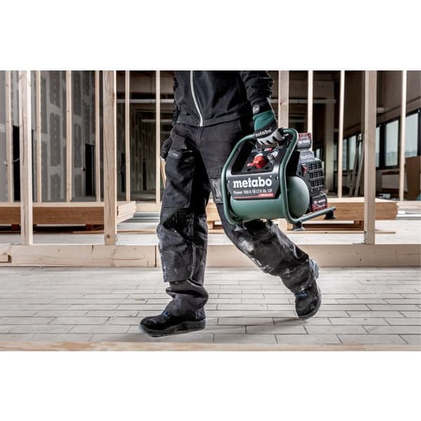 Trådlös kompressor 18 V 5 l 8 bar utan batteri eller laddare Power 160-5 18 LTX BL OF Metabo