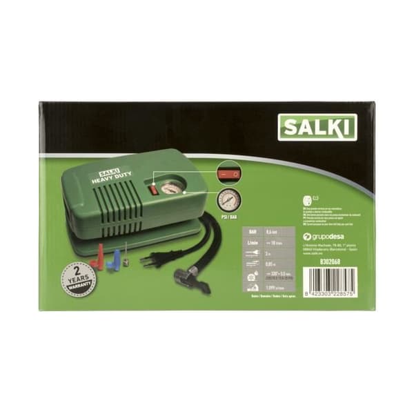 Mini luftkompressor för hem och garage 230V SALKI