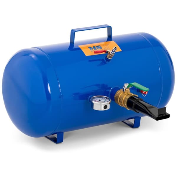 Pumpa, trycktank för pumpning av däckhjul med 6-8 bar tryckmätare, 38,5 l