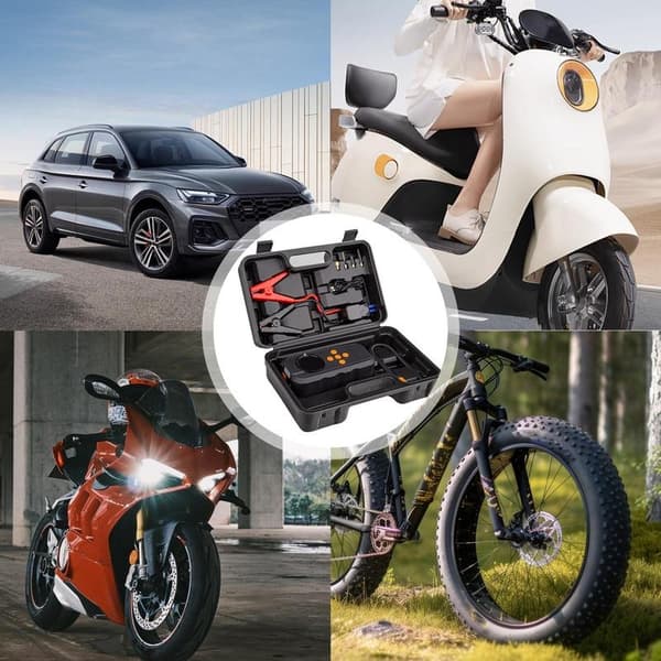 Langaton auton ilmakompressori, 150PSI paine, kompakti muotoilu, kestävä ABS-materiaali