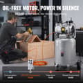 Miniatyrbillede 3 af 5: 13 Gallon Luftkompressor, 2HK Effekt, 116 PSI Maks. Tryk, Oliefri Drift