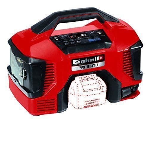 Einhell Kompressor Pressito TE-AC 18/11 Li AC Solo Power X-Change System (90W Högt tryck sugkraft)
