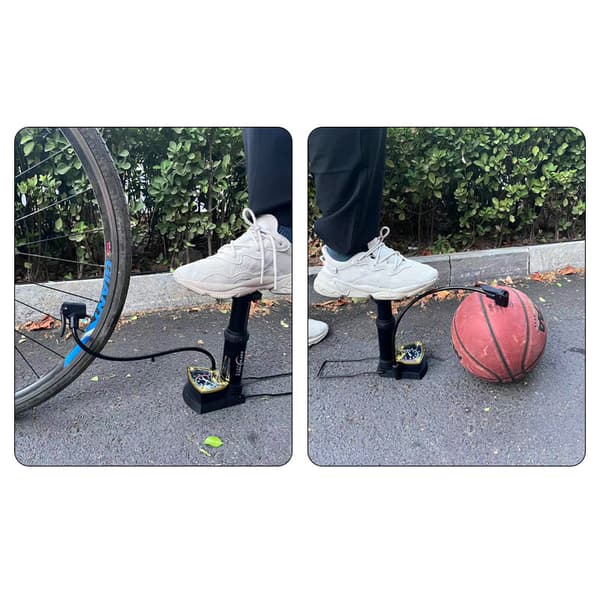 INF Kompakt Fotpump - Kraftfull Cykelpump för Alla Dina Behov