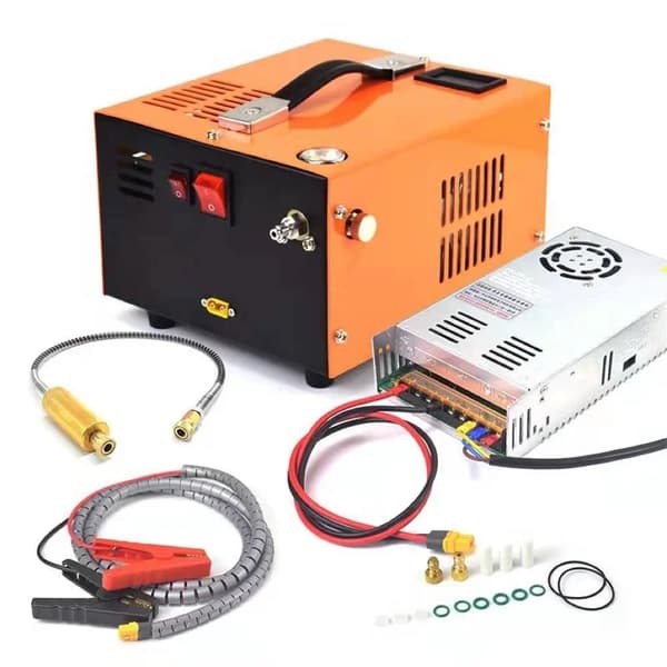 300W 12V/220V 30Mpa luftkompressor med inbyggd fläkt, högtryckspump, lätt att använda