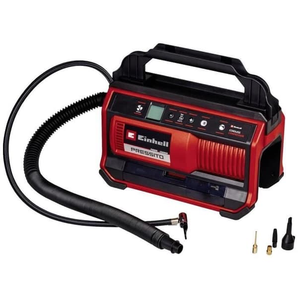 Einhell 4020420 PRESSITO 18/25 Power X-Change trådlös kompressor 11 bar digital display
