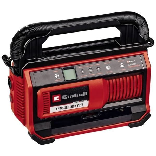 Einhell 4020420 PRESSITO 18/25 Power X-Change trådlös kompressor 11 bar digital display