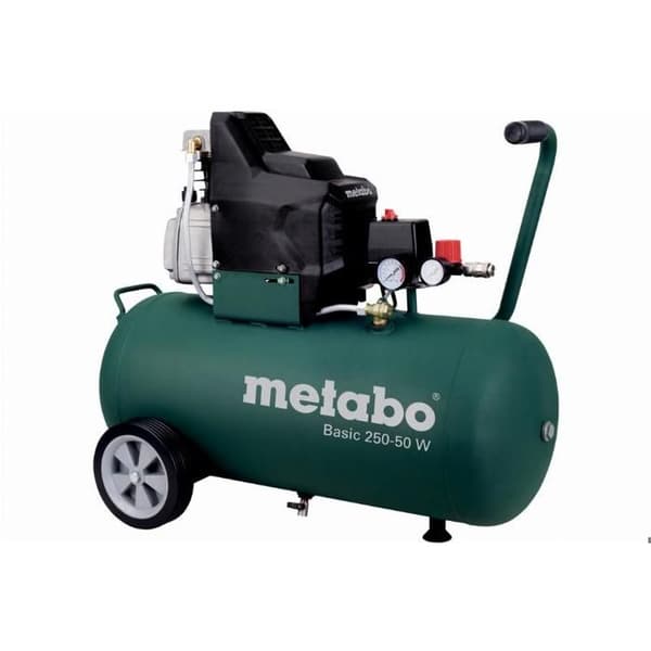 Metabo - Kolvkompressor med olja 50 l 1,5 kW 8 bar - Basic 250-50 W