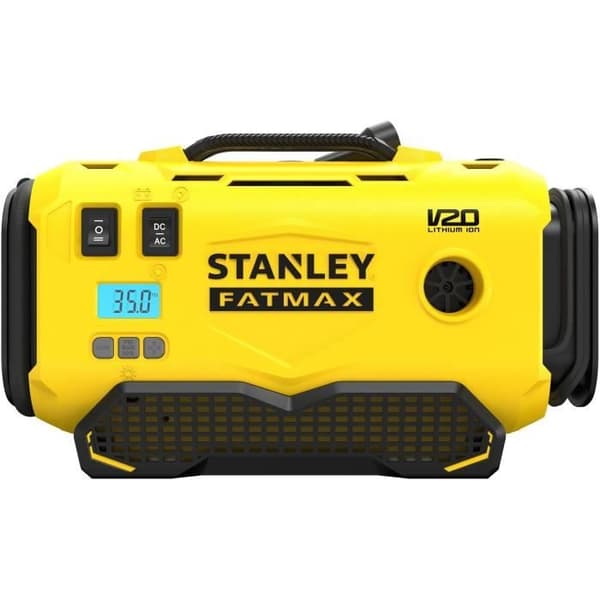 Inflatorkompressor - STANLEY FATMAX V20 - SFMCE520B-QW - Litium 18V - 11 bar - Utan batteri