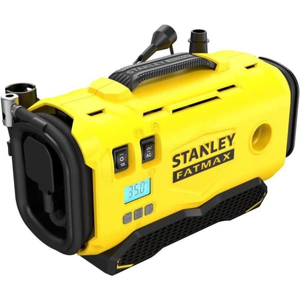 Inflatorkompressor - STANLEY FATMAX V20 - SFMCE520B-QW - Litium 18V - 11 bar - Utan batteri