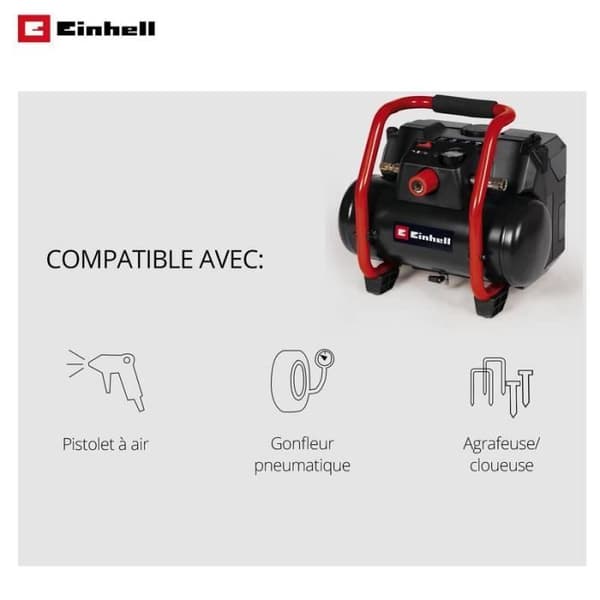 Kompressor - TE-AC 36/150 Li OF-Solo - Trådlös - 6 L - 8 bar - 150 L/minut