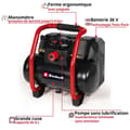 Miniatyrbild 2 av 4: Kompressor - TE-AC 36/150 Li OF-Solo - Trådlös - 6 L - 8 bar - 150 L/minut